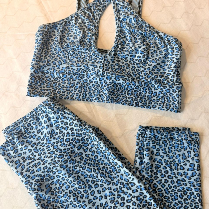 Conjunto Leopardo em Poliamida | Tam. M